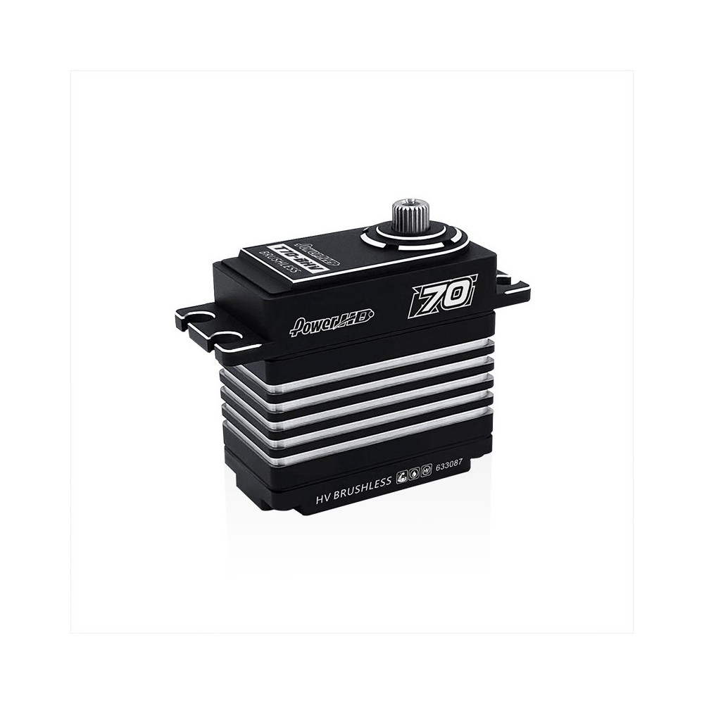 Servo Power HD T70 HV MG Brushless alu case (70kg/0.12s) HD-T70-BHV
