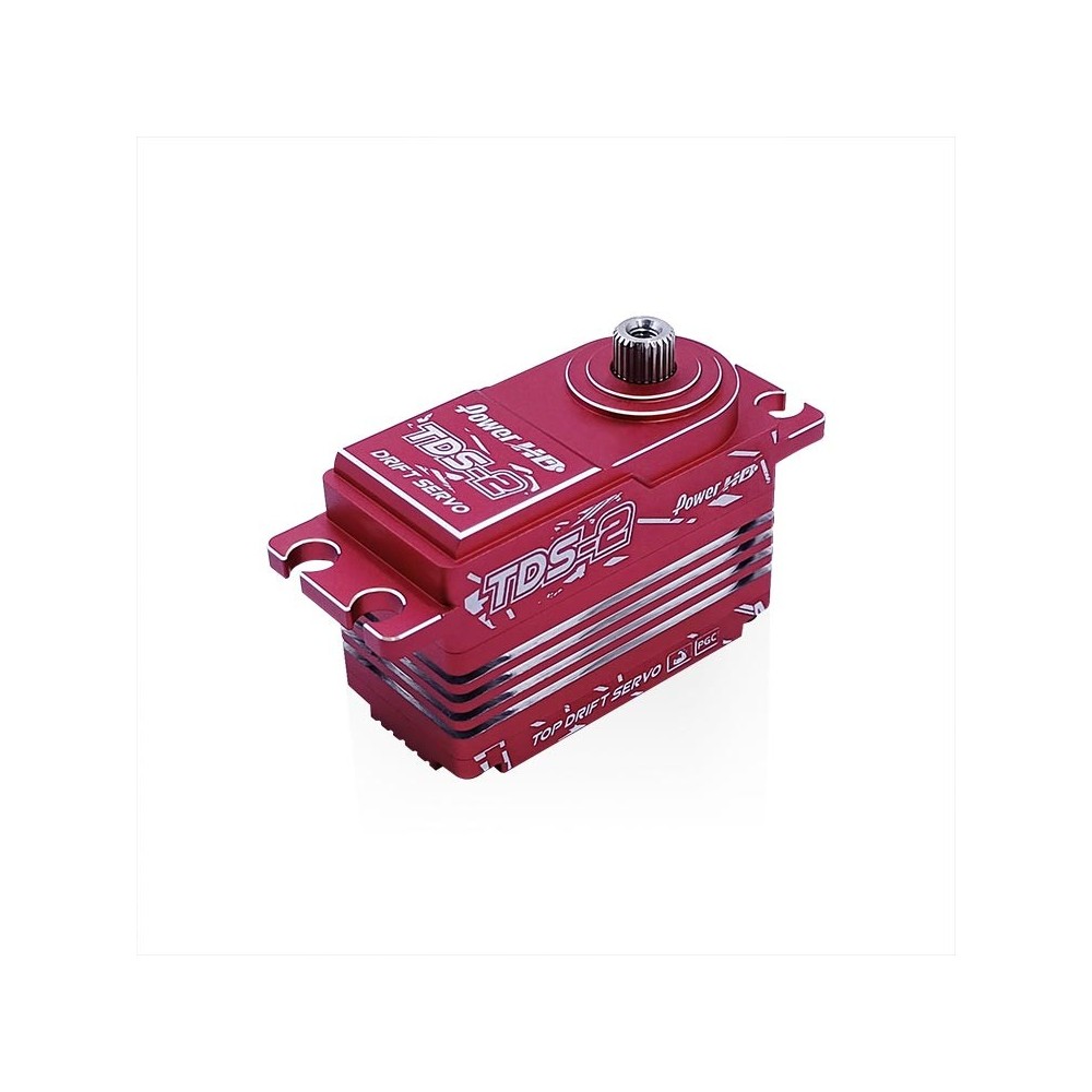 Servo Power HD TDS-2 Red Low Profil Drift HV (25kg/0.09s) HD-TDS-2R