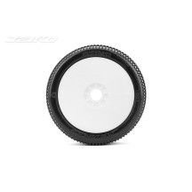 Ruedas Jetko Sting 1:8 Buggy Soft Montadas con Llanta Revo Blanca (2) JK1001SRW