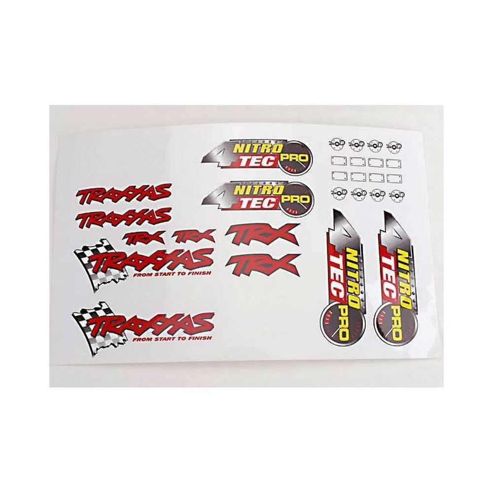 Traxxas Decal sheet nitro 4-tec pro TRX4814 Traxxas Decal sheet nitro 4-tec pro TRX4814
