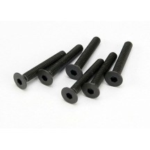 Traxxas Screws 3x20mm countersunk machine (hex drive) (6) TRX4857