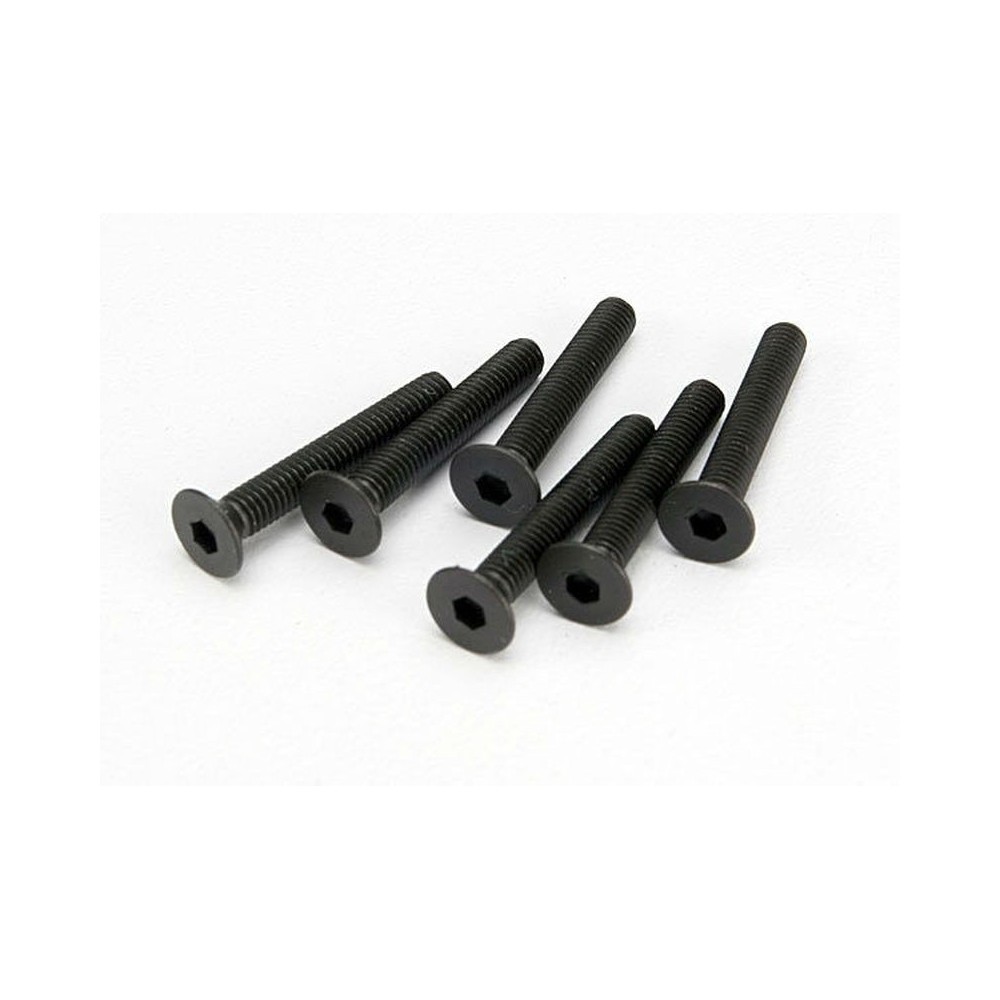 Traxxas Screws 3x20mm countersunk machine (hex drive) (6) TRX4857 Traxxas Screws 3x20mm countersunk machine (hex drive) (6) TRX4857