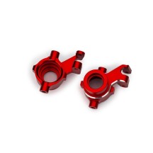 Bloques dirección rojo anodizado Traxxas TRX10237