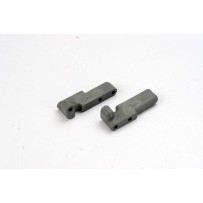 Soportes de servo de dirección y cambio, delantero y trasero, grises Traxxas TRX4918A