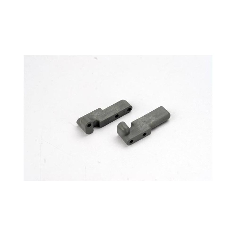 Soportes servo dirección freno frontal trasero gris Traxxas