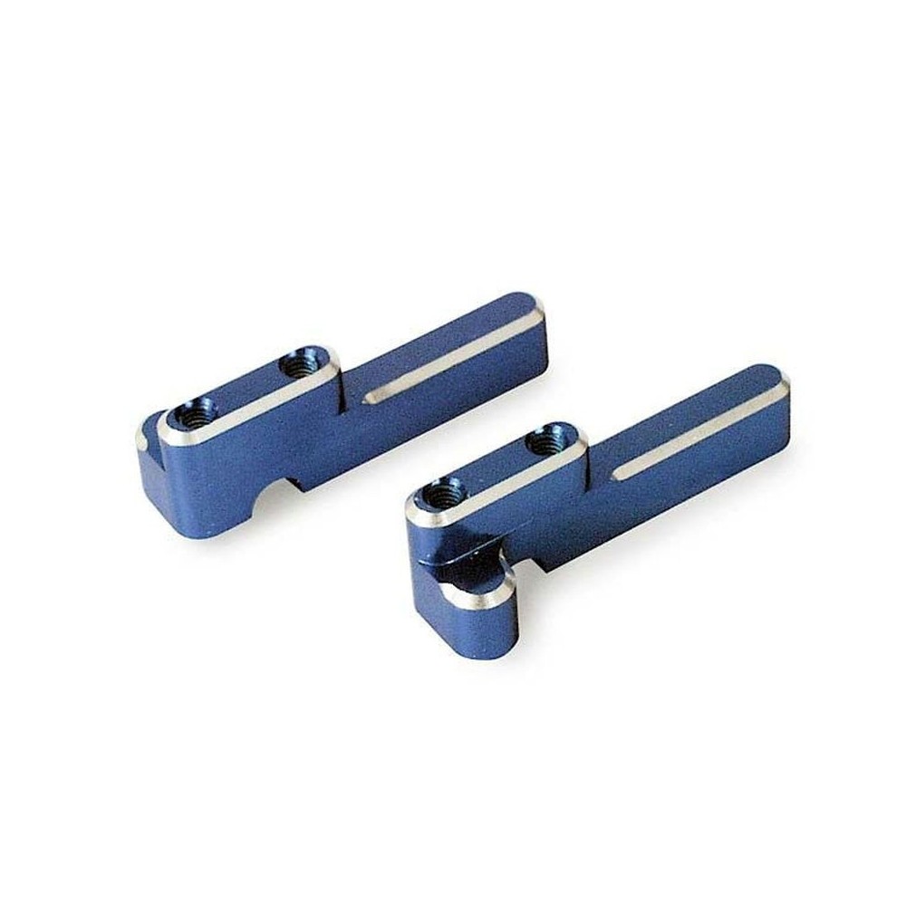 Soportes de servo de dirección y cambio de aluminio mecanizado anodizado azul Traxxas TRX4918X Soportes de servo de dirección y cambio de aluminio mecanizado anodizado azul Traxxas TRX4918X