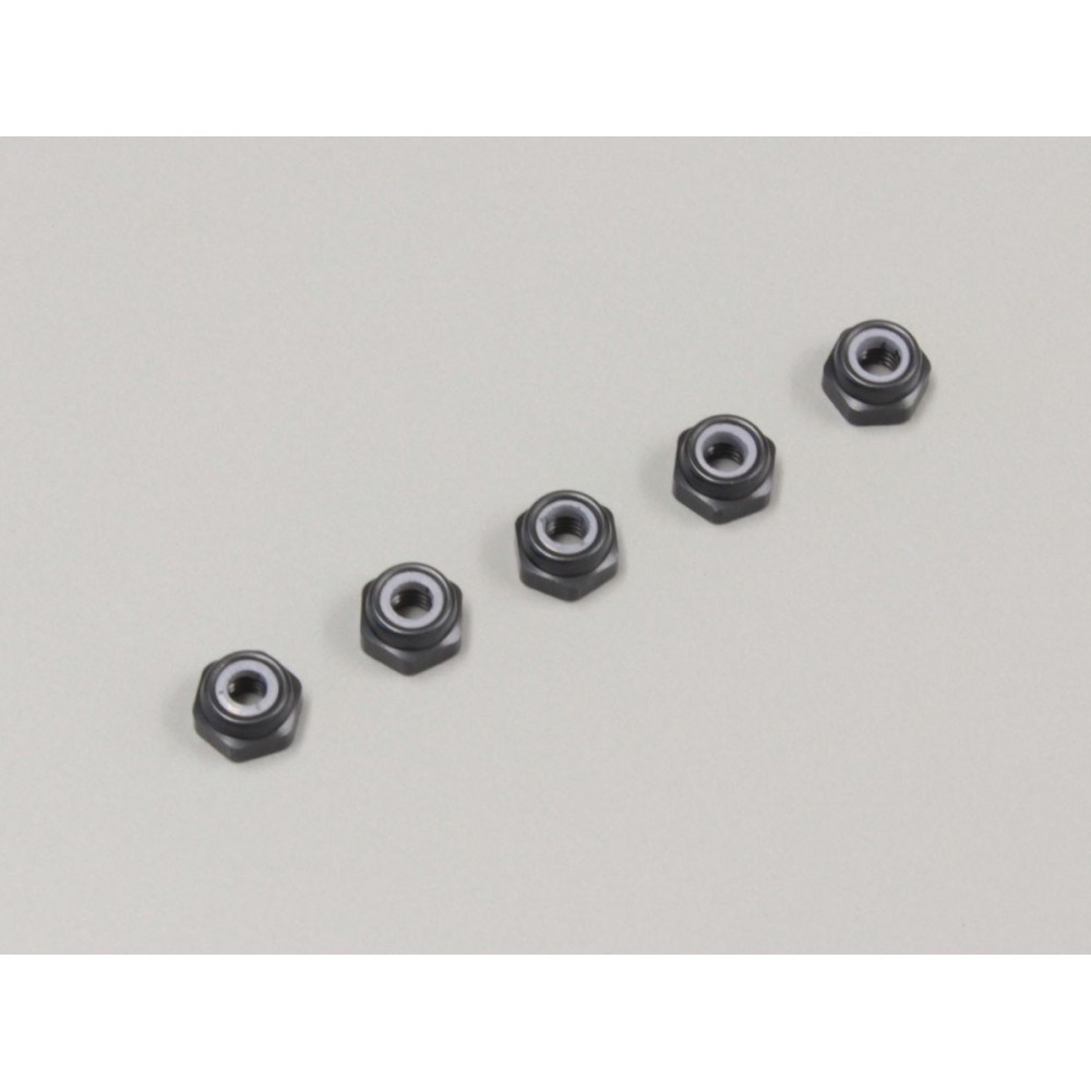 Tuercas autoblocantes aluminio M2.6x3.0 mm Kyosho Tuercas autoblocantes aluminio M2.6x3.0 mm Kyosho