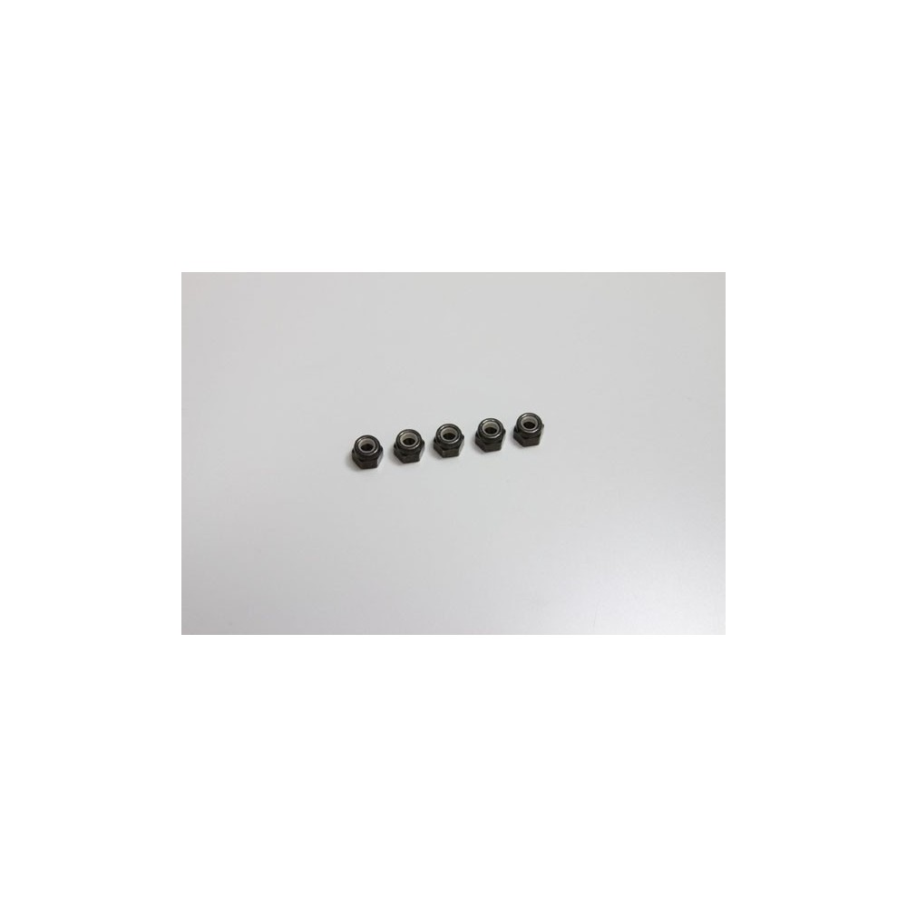Tuercas autoblocantes M4x5.5 mm Kyosho Tuercas autoblocantes M4x5.5 mm Kyosho