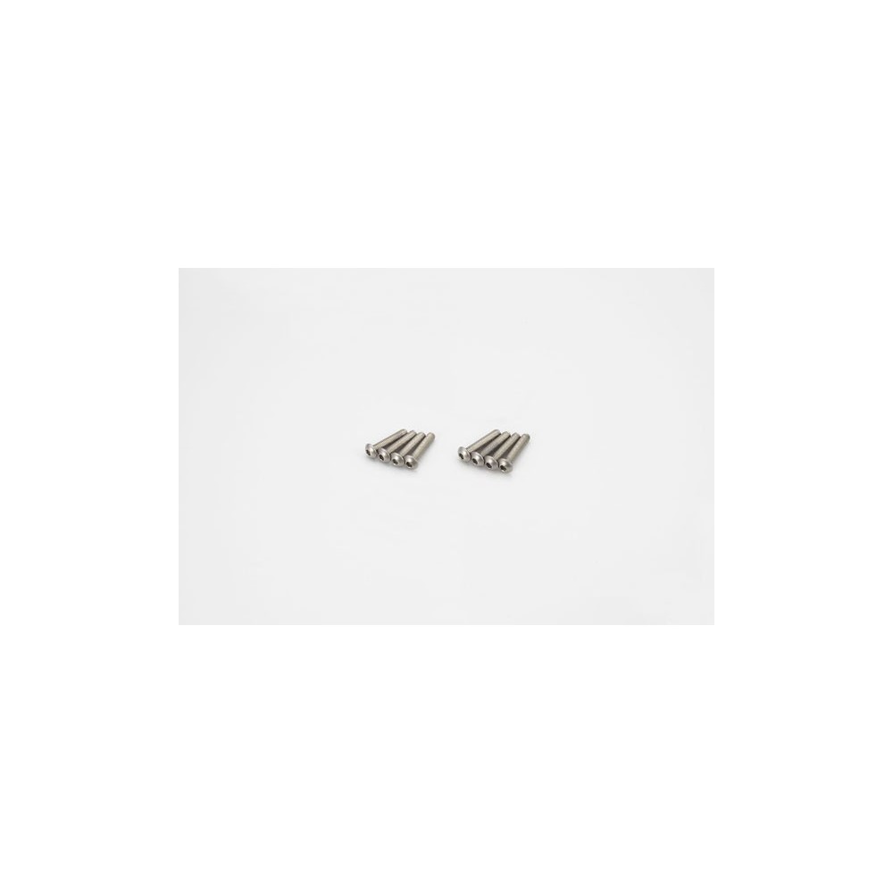 Tornillos Titanio Cabeza Redonda Hex M3x15mm (8) Kyosho K.1-S13015HT