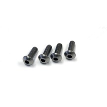 Tornillos M4x12mm (4) Cabeza Redonda Hex - Titanio K.1-S14012HT