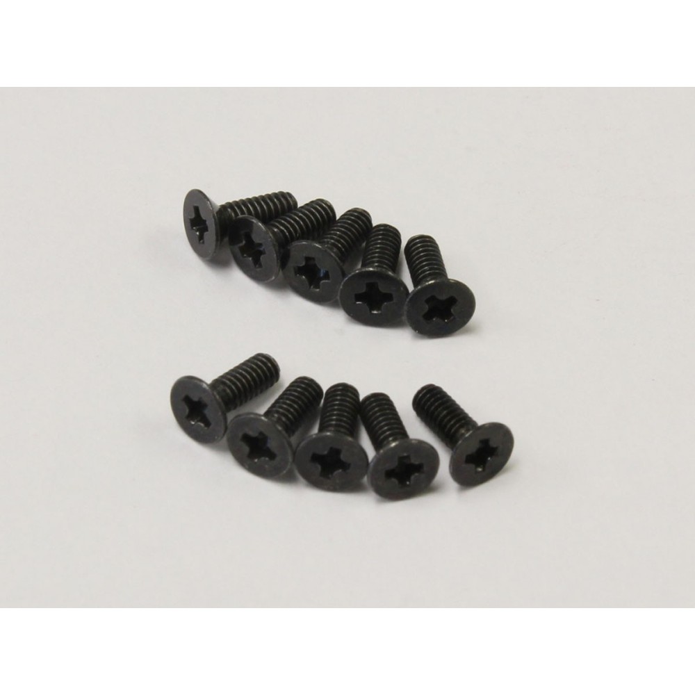 Tornillos metal cabeza fresada M2x6 mm Kyosho Tornillos metal cabeza fresada M2x6 mm Kyosho