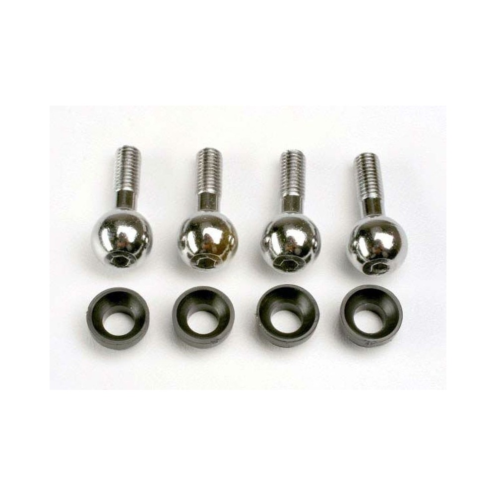 Traxxas Pivot balls (4) pivot ball cap bushings (4) TRX4933 Traxxas Pivot balls (4) pivot ball cap bushings (4) TRX4933