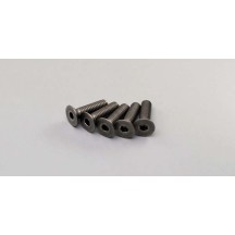 Tornillos M4x15mm cabeza fresada hexagonal titanio Kyosho K.1-S34015HT