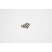 Tornillos TP M4x25mm Titanio Cabeza Fresda (4) Kyosho K.1-S34025TPT