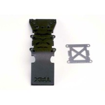 Placa deslizante delantera negro acero inoxidable Traxxas TRX4937