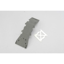 Placa deslizante delantera gris acero inoxidable Traxxas TRX4937A