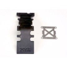 Placa deslizante trasera negro acero inoxidable Traxxas TRX4938