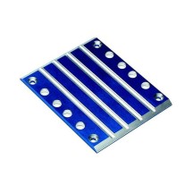Traxxas Skid plate transmission t6 aluminum (blue) TRX4947X