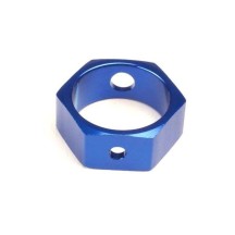 Adaptador de freno hexagonal aluminio azul para ejes reforzados Traxxas TRX4966X