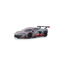 Kyosho Mini-Z MR04 RWD Corvette C8-R Gun Metal-Red (W-MM/KT531P) K.32356GMR