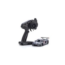 Kyosho Mini-Z MR04 RWD Corvette C8-R Gun Metal-White (W-MM/KT531P) K.32356GMW