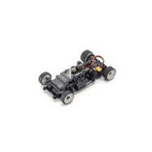 Kyosho Mini-Z MR04 RWD Corvette C8-R Gun Metal-White (W-MM/KT531P) K.32356GMW