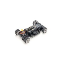 Kyosho Mini-Z MR04 RWD Corvette C8-R Gun Metal-White (W-MM/KT531P) K.32356GMW