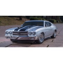 Kyosho Fazer MK2 (L) Chevy Chevelle SS454 1970 Silver 1:10 Readyset K.34416T1C