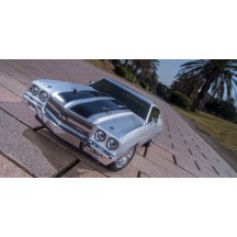 Fazer MK2 (L) Chevy Chevelle SS454 1970 plata 1:10 Readyset Kyosho K.34416T1C (10)