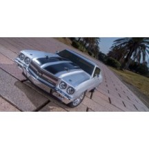 Kyosho Fazer MK2 (L) Chevy Chevelle SS454 1970 Silver 1:10 Readyset K.34416T1C