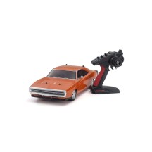 Kyosho Fazer MK2 (L) Dodge Charger 1970 Orange 1:10 Readyset K.34417T1C