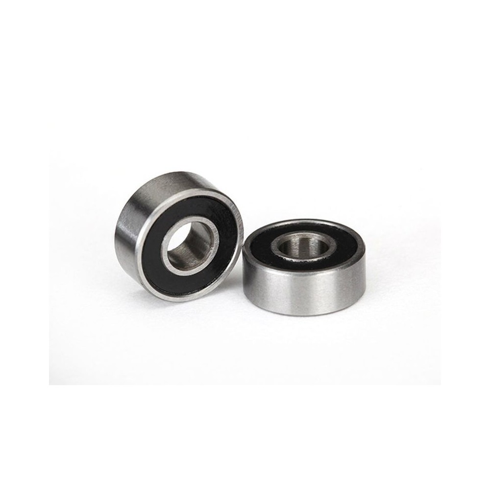 Rodamientos Traxxas con sello de goma negra 4x10x4 (2) TRX5104A