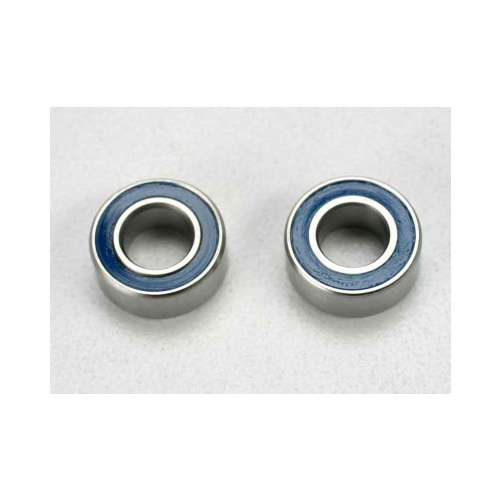 Rodamientos Traxxas con sello de goma azul 5x10x4 mm (2) TRX5115