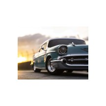 Fazer MK2 (L) Chevy Bel Air Coupe 1957 turquesa 1:10 Readyset Kyosho K.34433T1B (8)