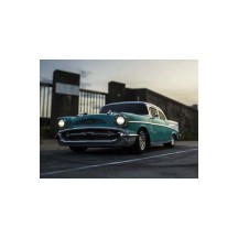 Fazer MK2 (L) Chevy Bel Air Coupe 1957 turquesa 1:10 Readyset Kyosho K.34433T1B (10)