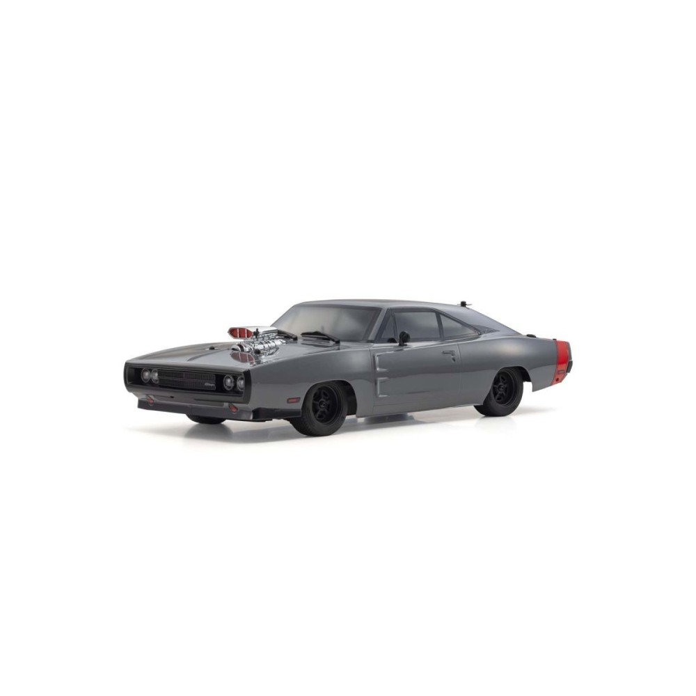 Coche de touring Fazer MK2 VE Dodge Charger 1970 sobrealimentado gris 1:10 Readyset Kyosho K.34492T1B Coche de touring Fazer MK2 VE Dodge Charger 1970 sobrealimentado gris 1:10 Readyset Kyosho K.34492T1B