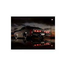 Coche de touring Fazer MK2 VE Dodge Charger 1970 sobrealimentado gris 1:10 Readyset Kyosho K.34492T1B (6)