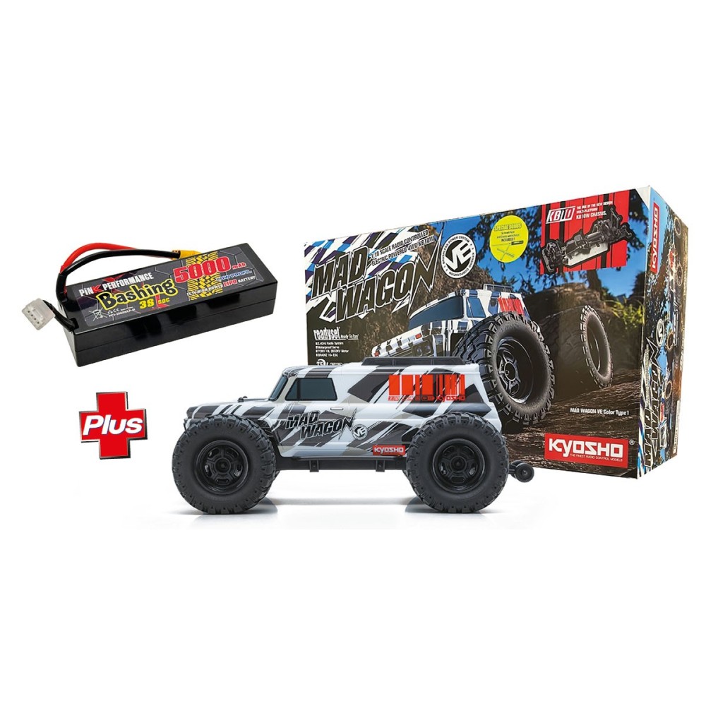 COMBO Kyosho MadWagon T1 + Pink Performance PP3-3S5000LP-M K.34701T1-5000 COMBO Kyosho MadWagon T1 + Pink Performance PP3-3S5000LP-M K.34701T1-5000