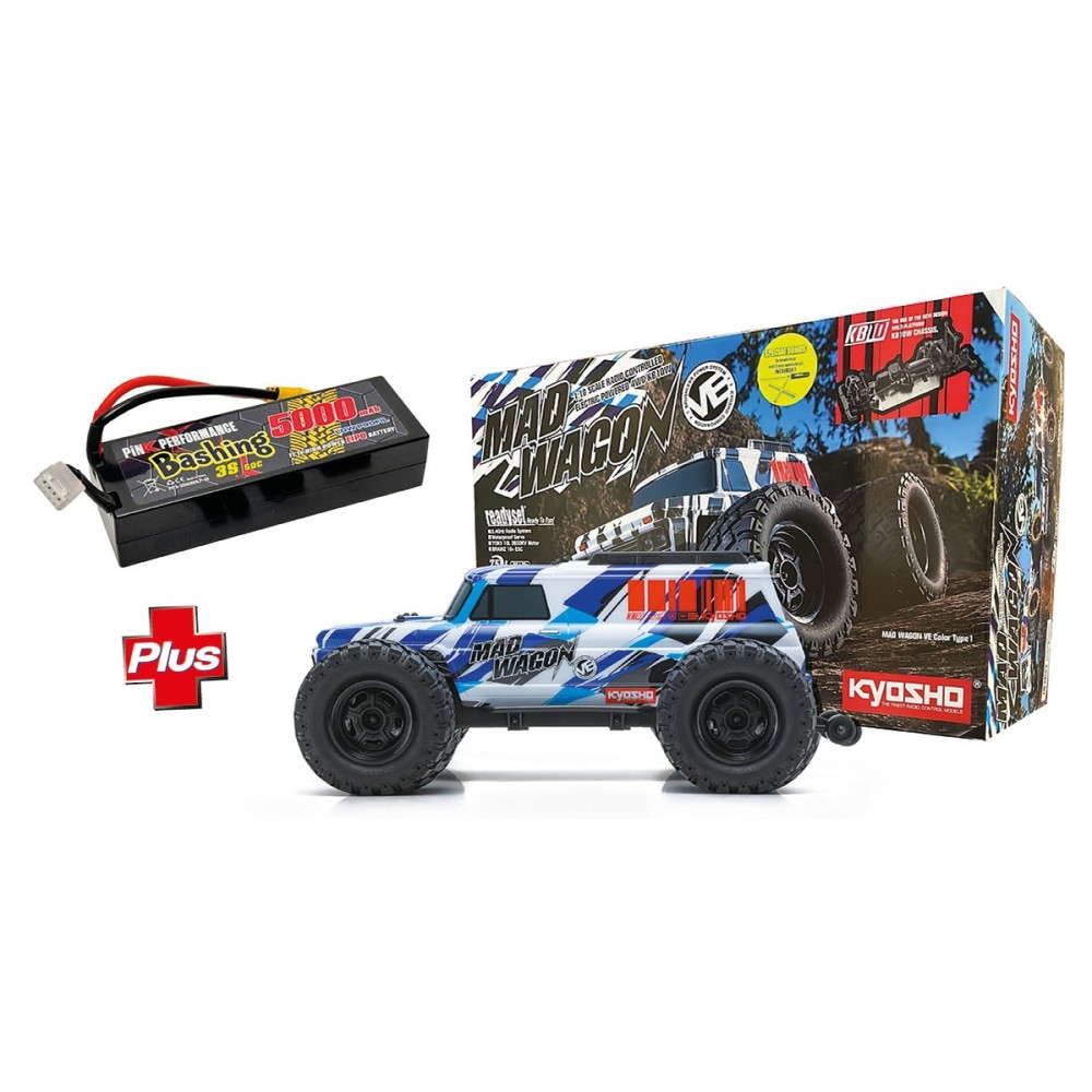 COMBO Kyosho MadWagon T2 + Pink Performance PP3-3S5000LP-M K.34701T2-5000 COMBO Kyosho MadWagon T2 + Pink Performance PP3-3S5000LP-M K.34701T2-5000