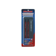 Varillas convergencia Maxx traseras 7075-T6 rojo Traxxas TRX5143R