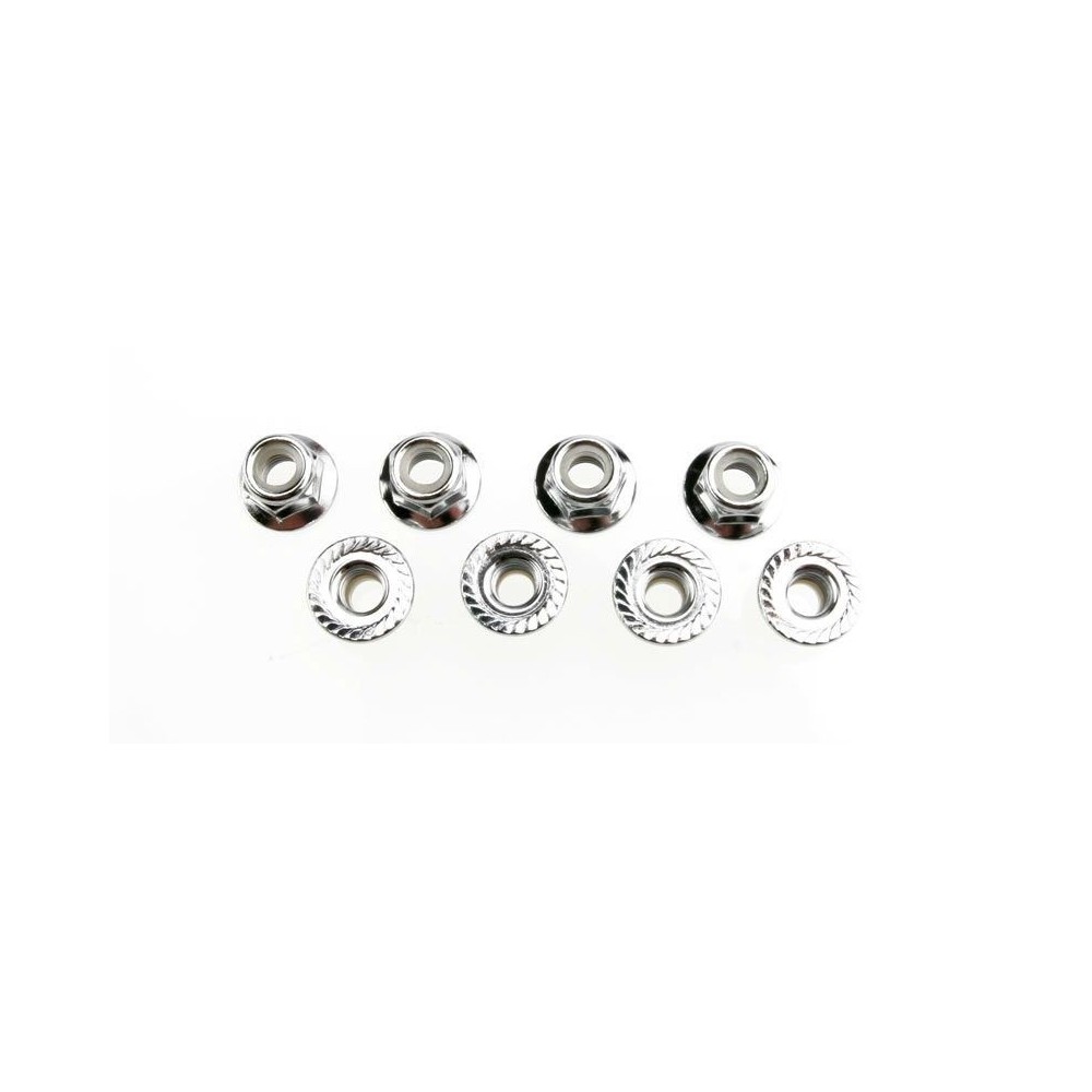 Traxxas Nuts 5mm flanged nylon locking (steel serrated) (8) TRX5147X Traxxas Nuts 5mm flanged nylon locking (steel serrated) (8) TRX5147X