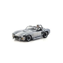 Kyosho First Mini-Z 1:28 Shelby Cobra 427 S/C Chrome K.66610C