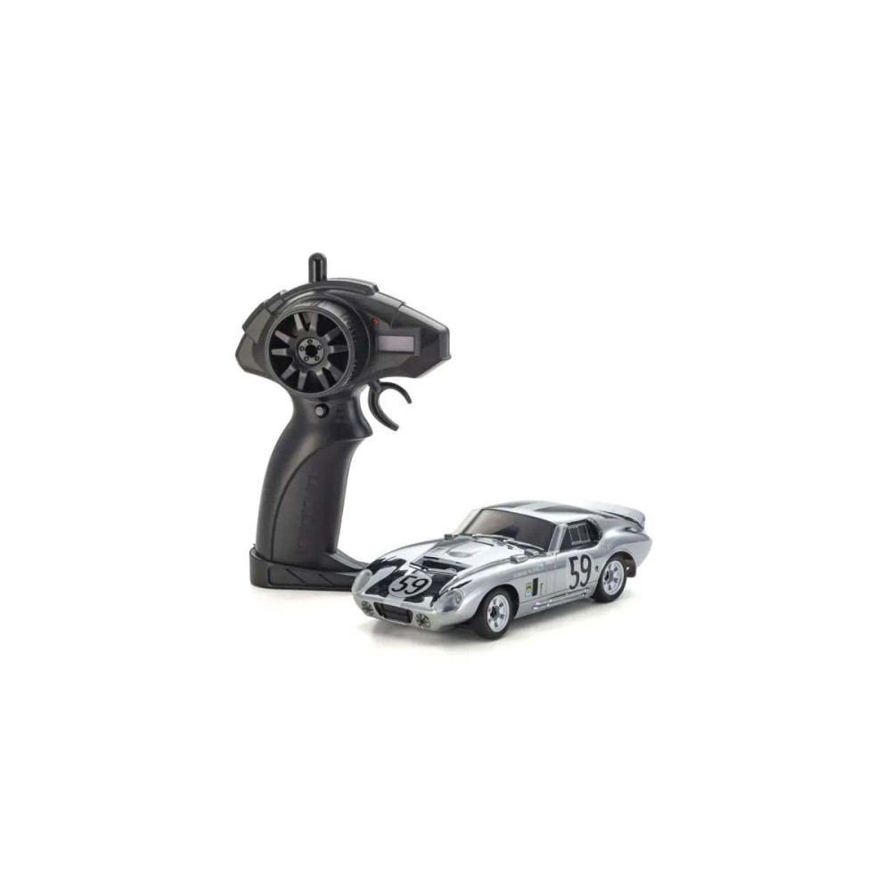 Kyosho First Mini-Z 1:28 Shelby Cobra Daytona Chrome K.66611C Kyosho First Mini-Z 1:28 Shelby Cobra Daytona Chrome K.66611C