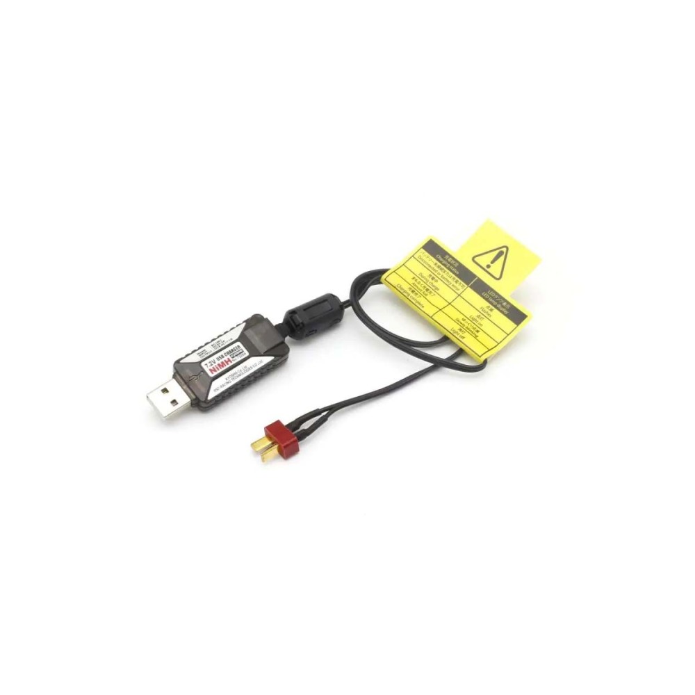 Cargador USB Delta Peak 1A NiMh 7.2V conectores Deans Kyosho K.72204
