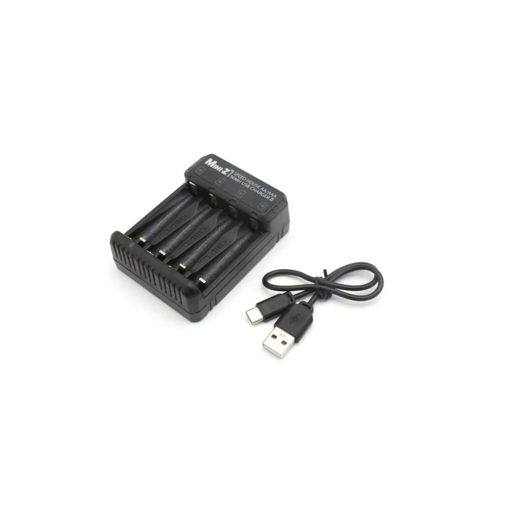 Cargador Speed House Mini-Z USB de 2 canales AA y AAA Kyosho K.72211 Cargador Speed House Mini-Z USB de 2 canales AA y AAA Kyosho K.72211