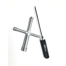 Set de herramientas SP Promo llave hexagonal 2.0 y llave de tubo Kyosho K.80165Z