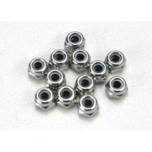 Tuercas Traxxas autoblocantes de nylon 2.5 mm (12) TRX5158