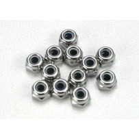 Tuercas Traxxas autoblocantes de nylon 2.5 mm (12) TRX5158