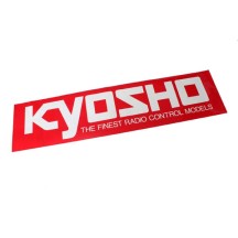 Pegatina logo S 106x35 mm Kyosho K.87002