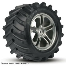 Traxxas Tires maxx chevron 3.8 (2) (fits revo maxx series) TRX5171